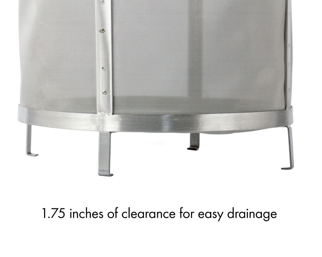 Four Stainless Steel Feet