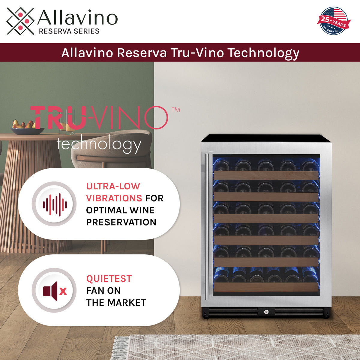 Tru-Vino Cooling Technology