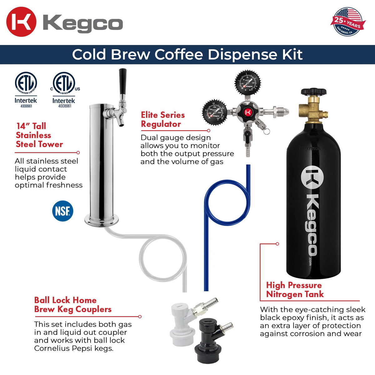 cold brew coffee dispense kit