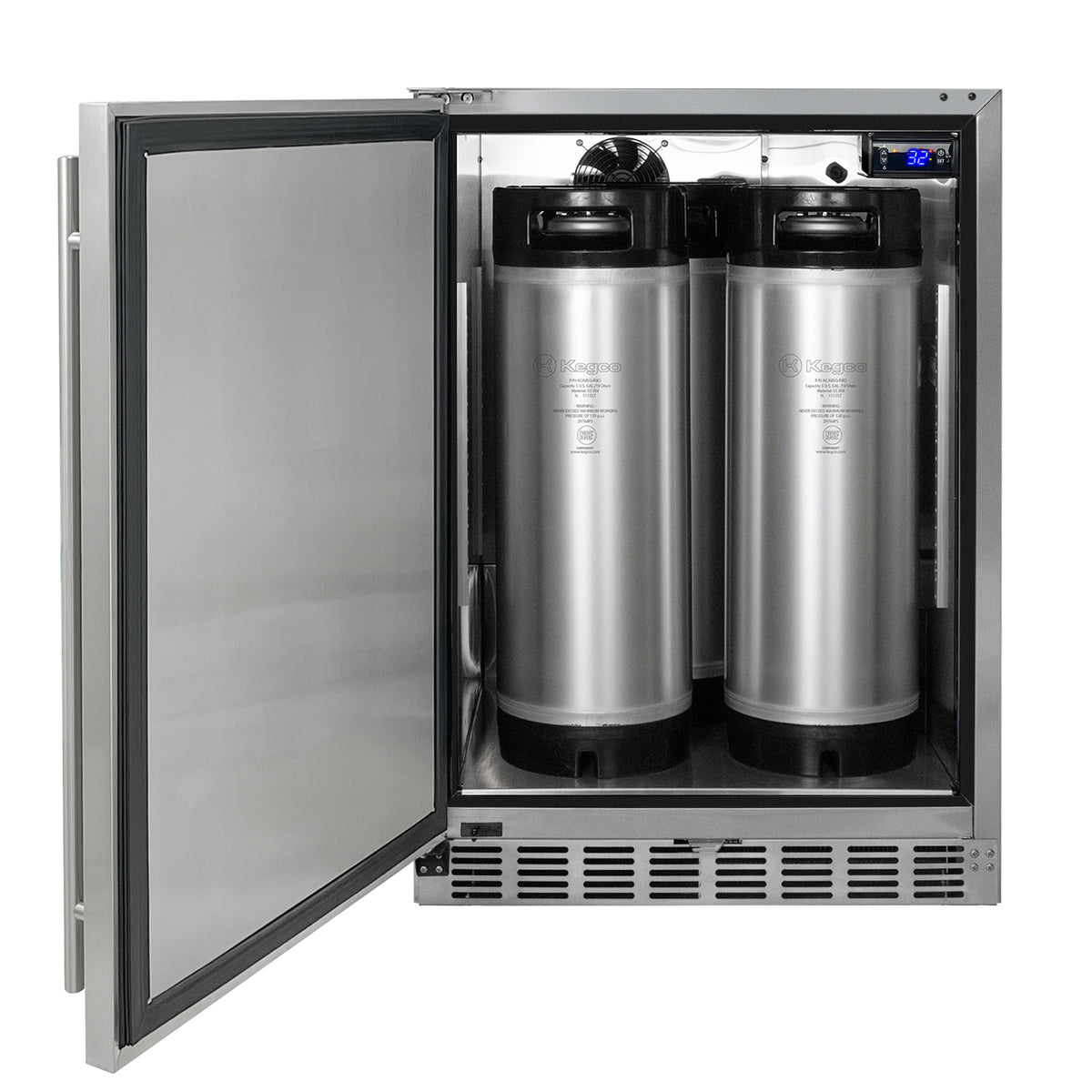 Kegco ICHK38SSU-L-2 kegerator
