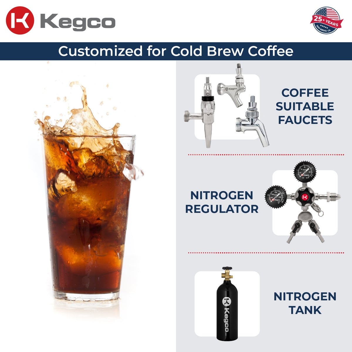 Kegco ICHK38SSU-L-2 Kegerator