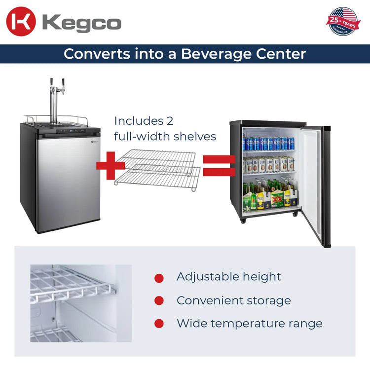 Converts to refrigerator