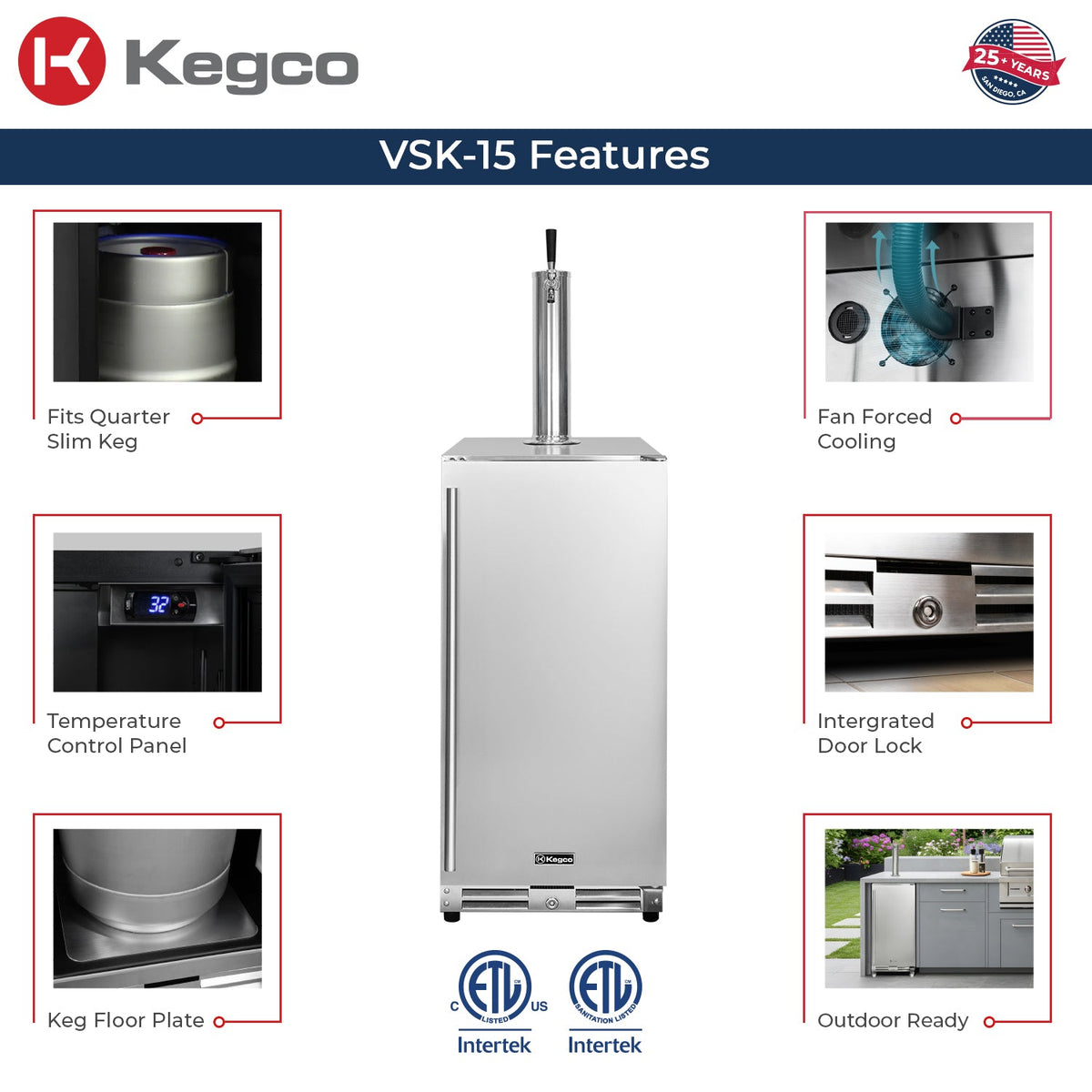 Kegco VSK-15O-SSR features