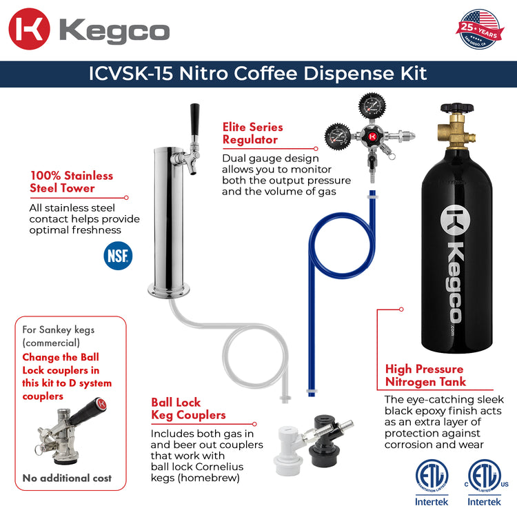 cold brew coffee dispense kit