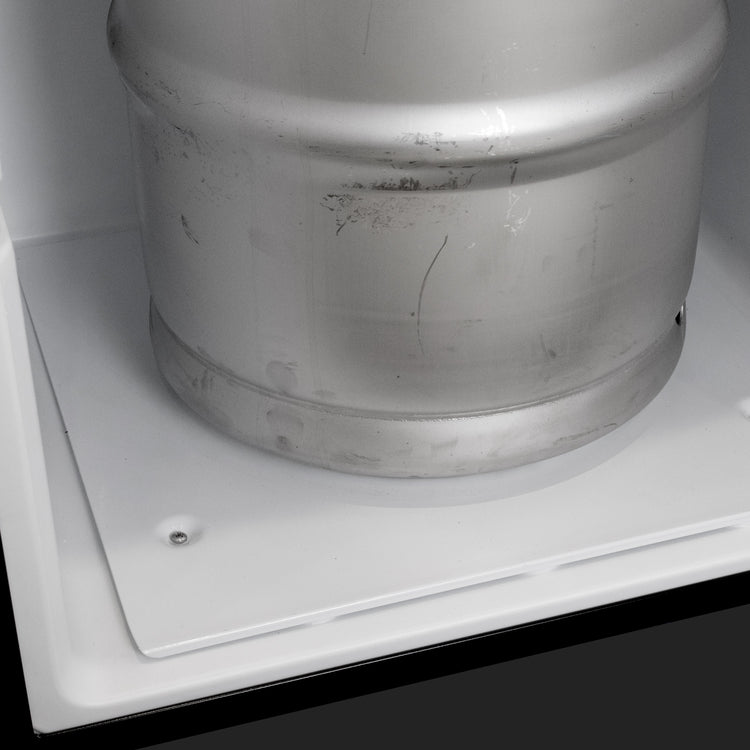 Kegco 20" Wide Dual Tap Black Kegerator Premium Kit