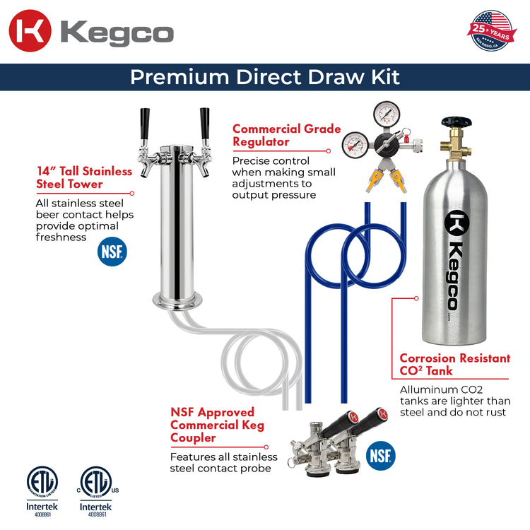 Digital Kegerator K309X-2 Kit