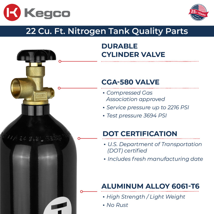 KCN22 Nitrogen Tank Parts