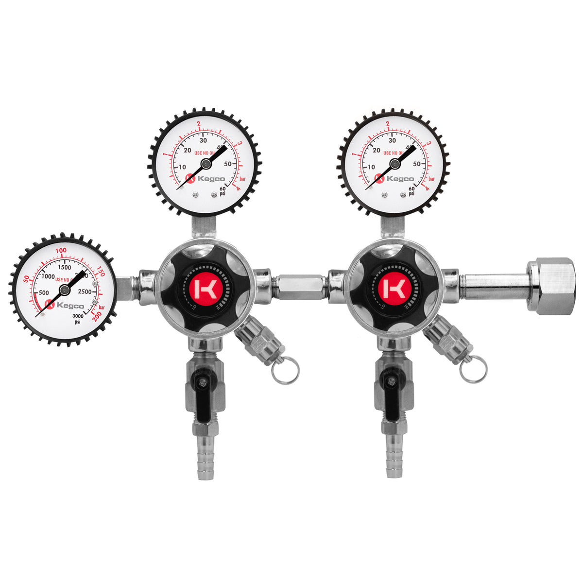 Elite Series Dual Body CO2 Draft Beer Regulator
