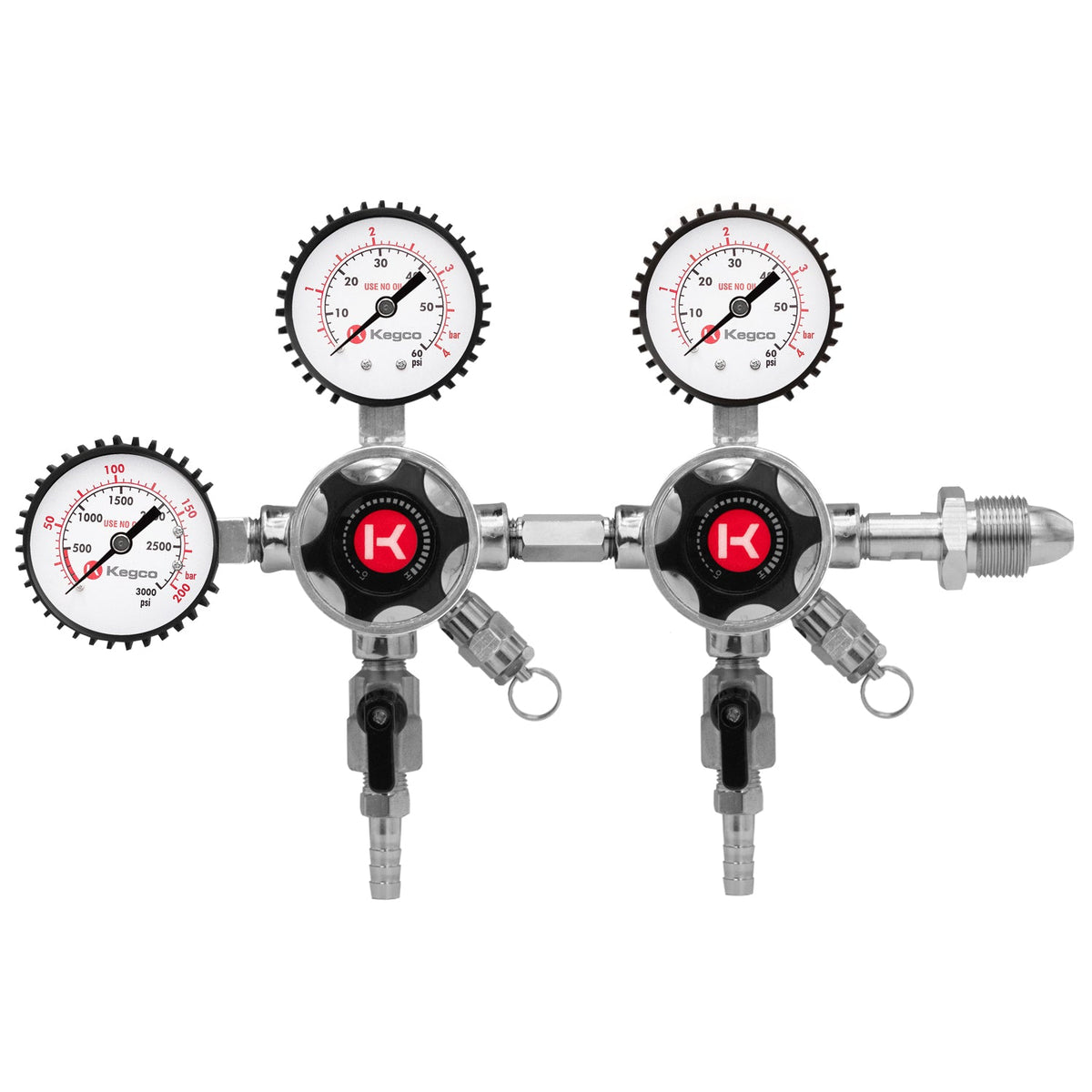 Elite Series Dual Body Nitrogen Draft Beer Regulator