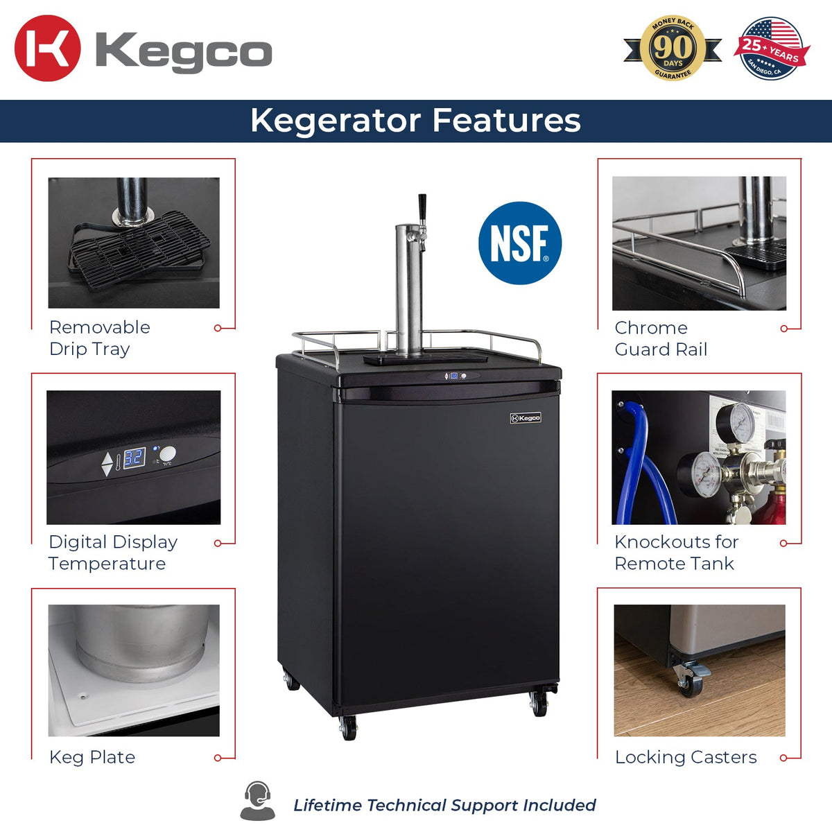 Kegco Carbonated Water Kegerator