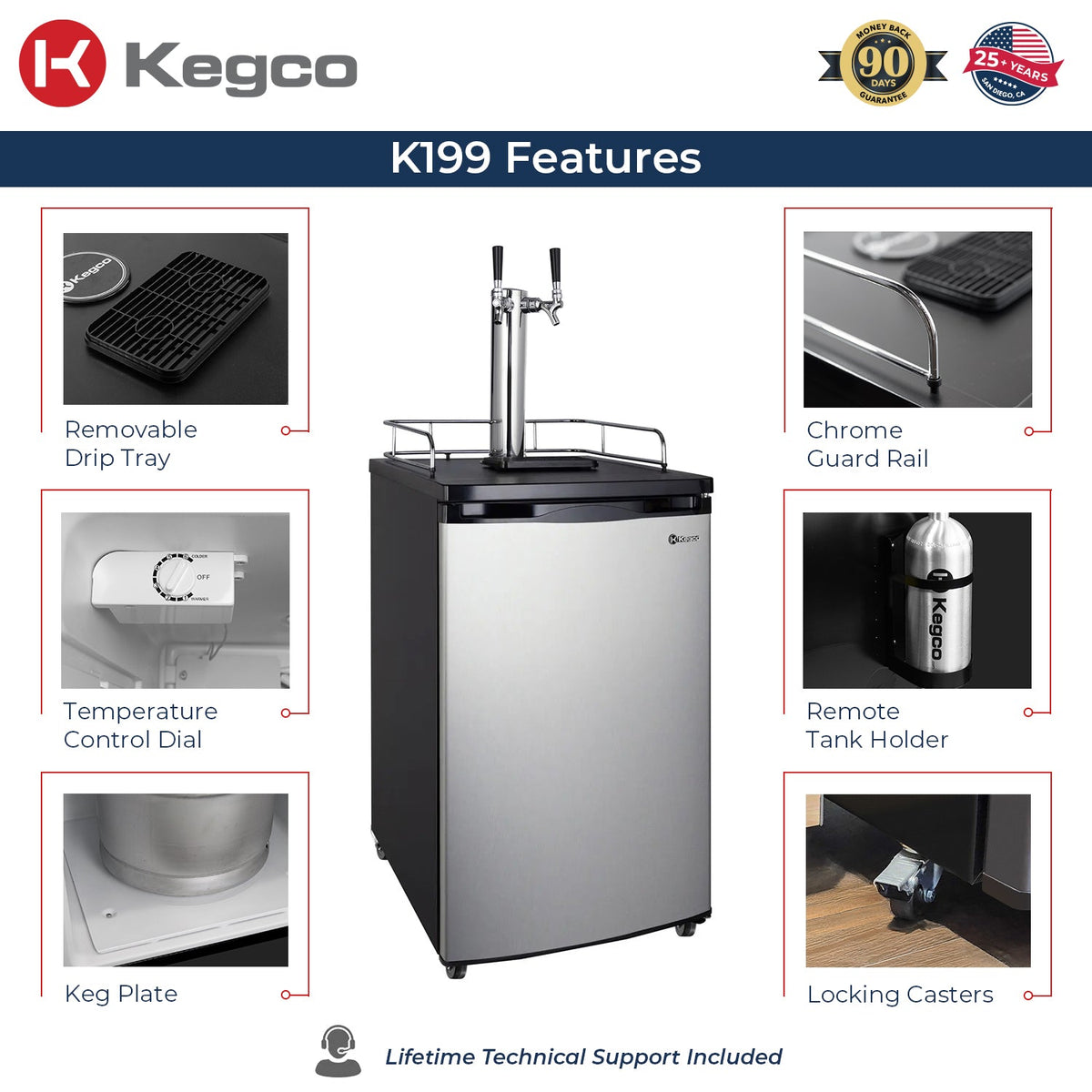 kegerator features