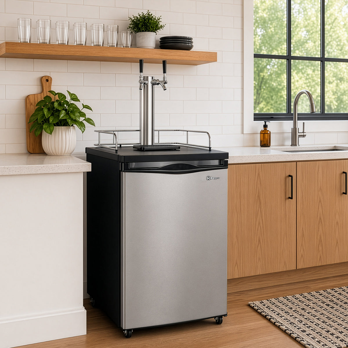 freestanding kegerator