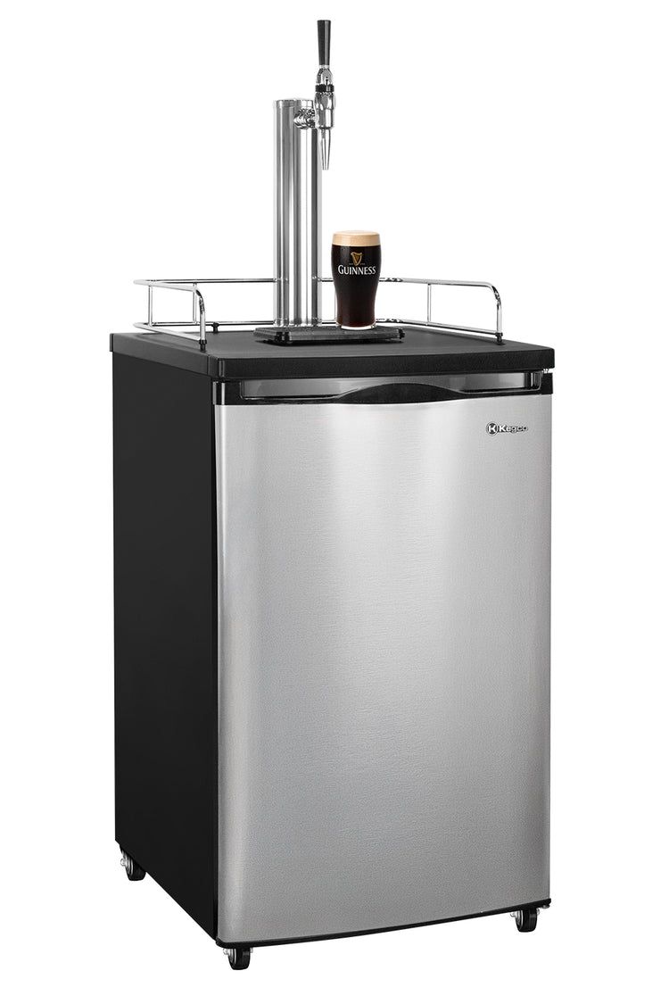 20" Wide Guinness Stainless Steel Single Tap Kegerator