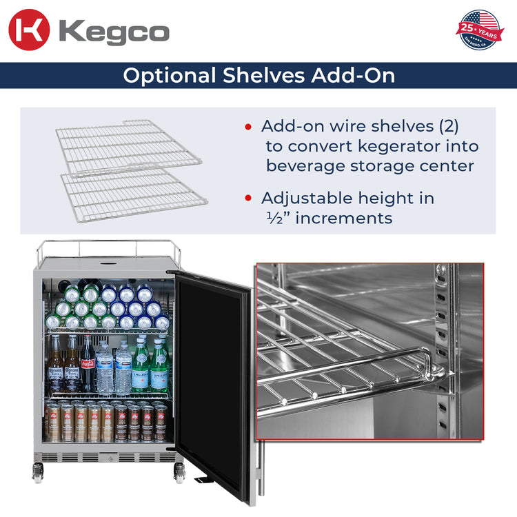 converts to refrigerator beverage center