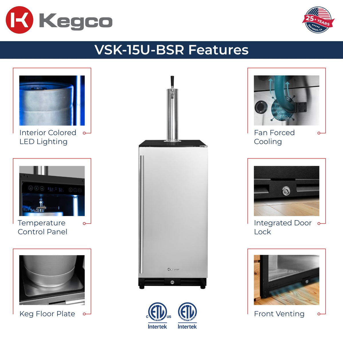 kegerator features