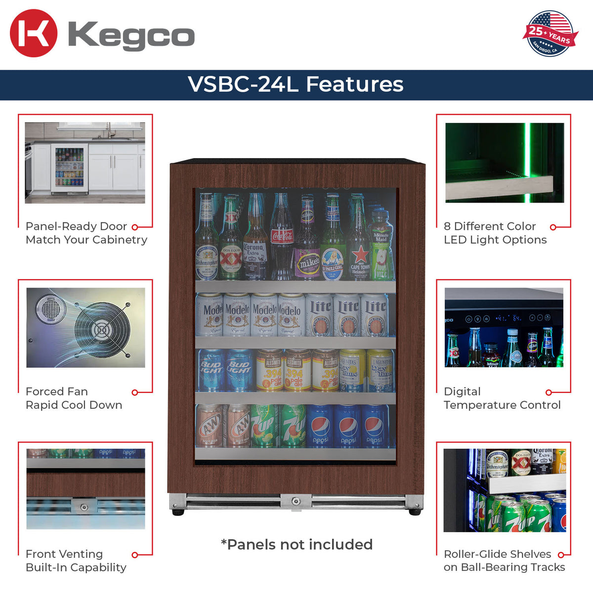 beverage center features