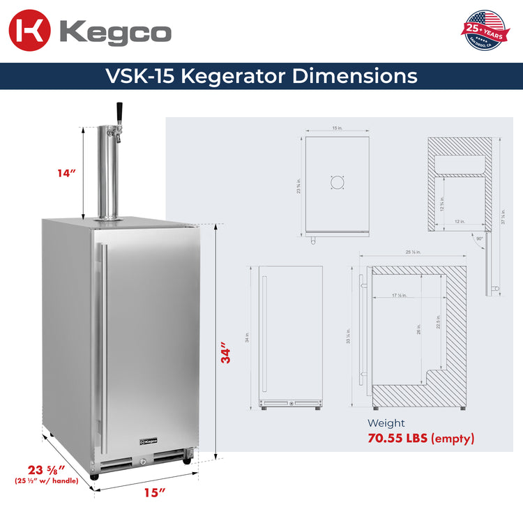 VSK-15O-SSR dimensions