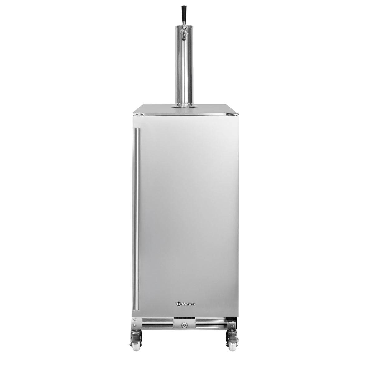 15" Wide Outdoor Cold Brew Undercounter Built-In Right Hinge Kegerator