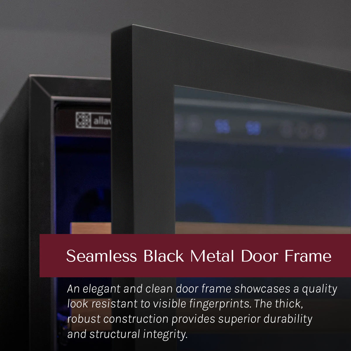 black metal door frame