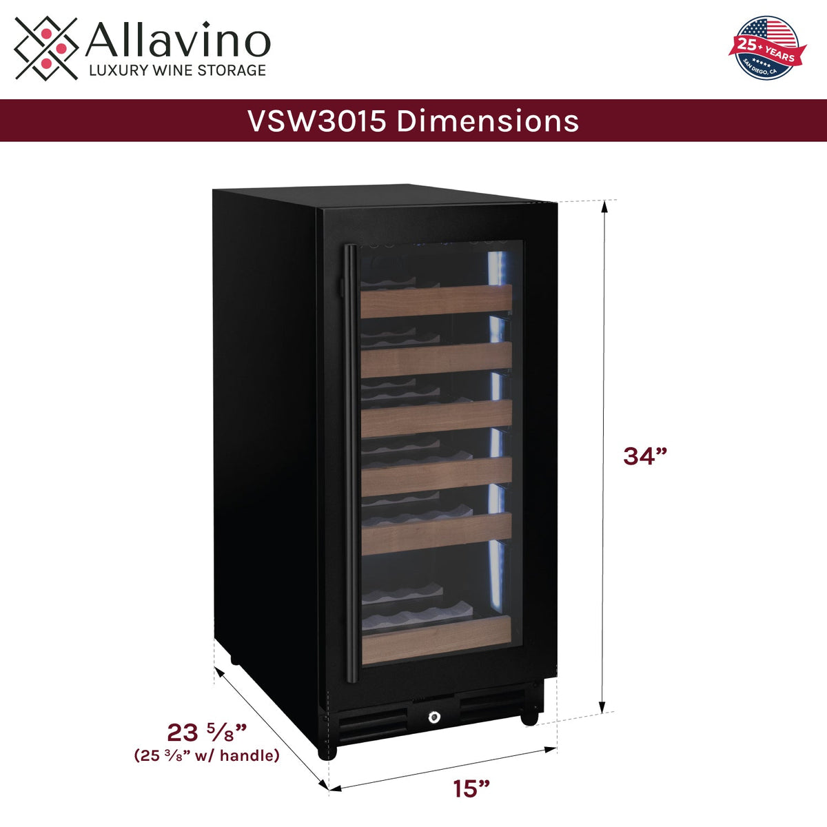 VSW3015 dimensions