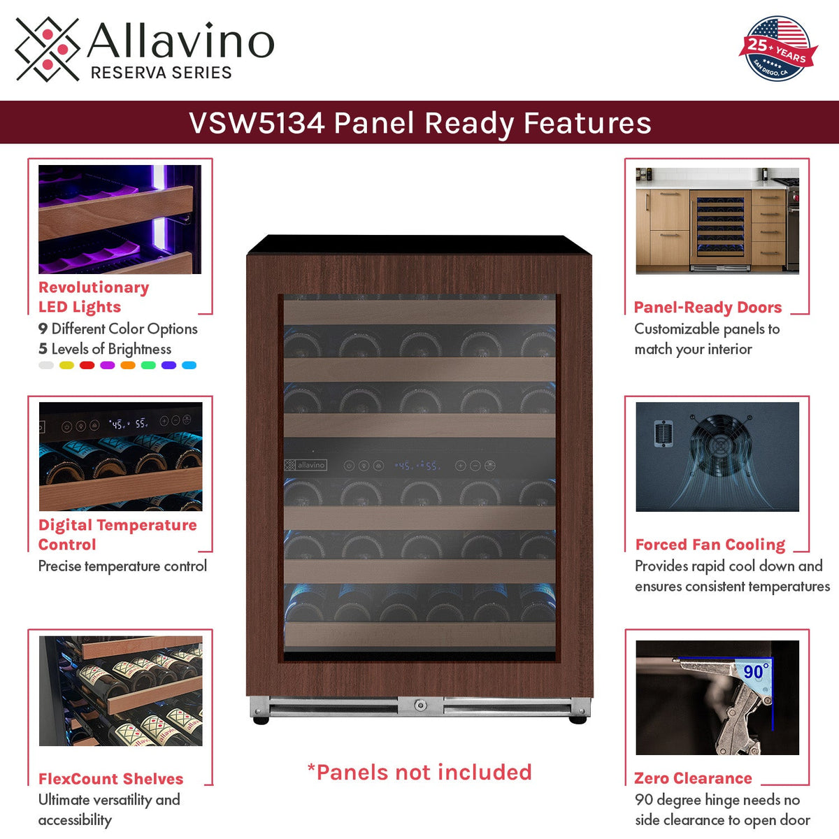 Allavino Reserva VSW5134D-2PRL features