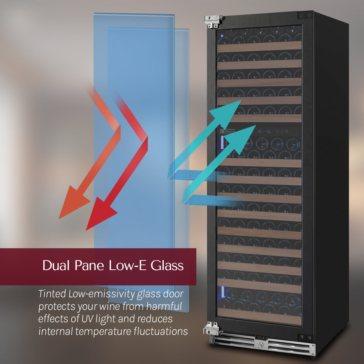 low-e emissivity glass protects from UV light