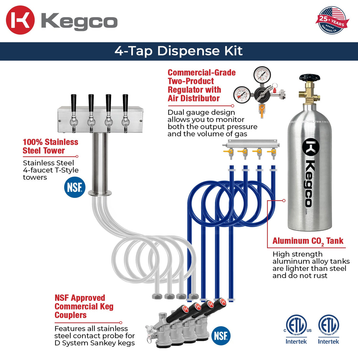 Kegco Commercial Beer Dispenser