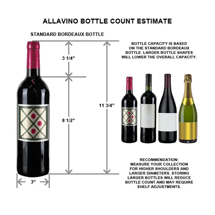 bottle capacity diagram