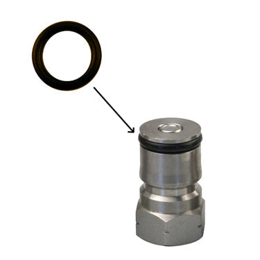 O-ring with plug