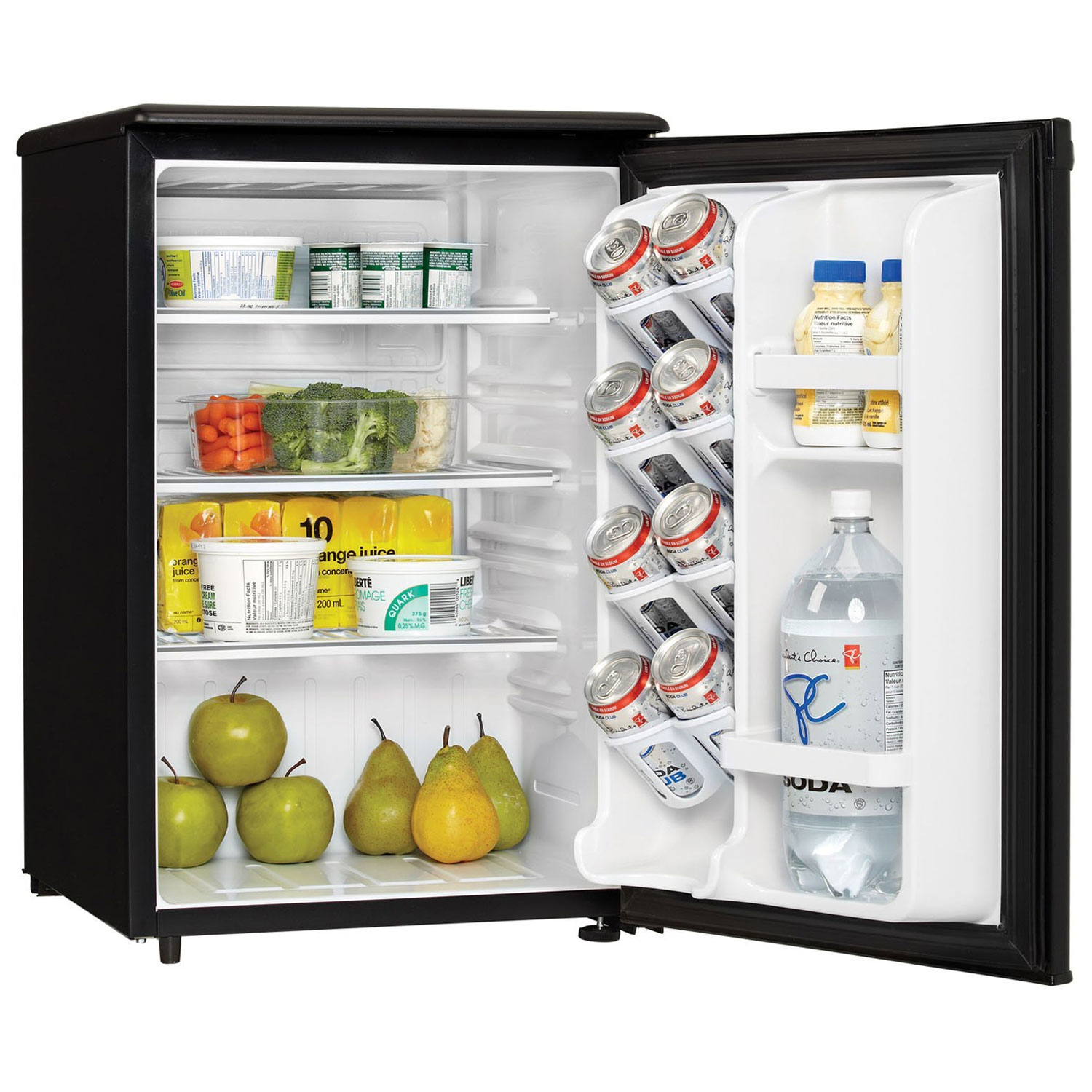 Danby DAR026A1BDD Compact Refrigerator - 2.6 Cu. Ft., Black ...