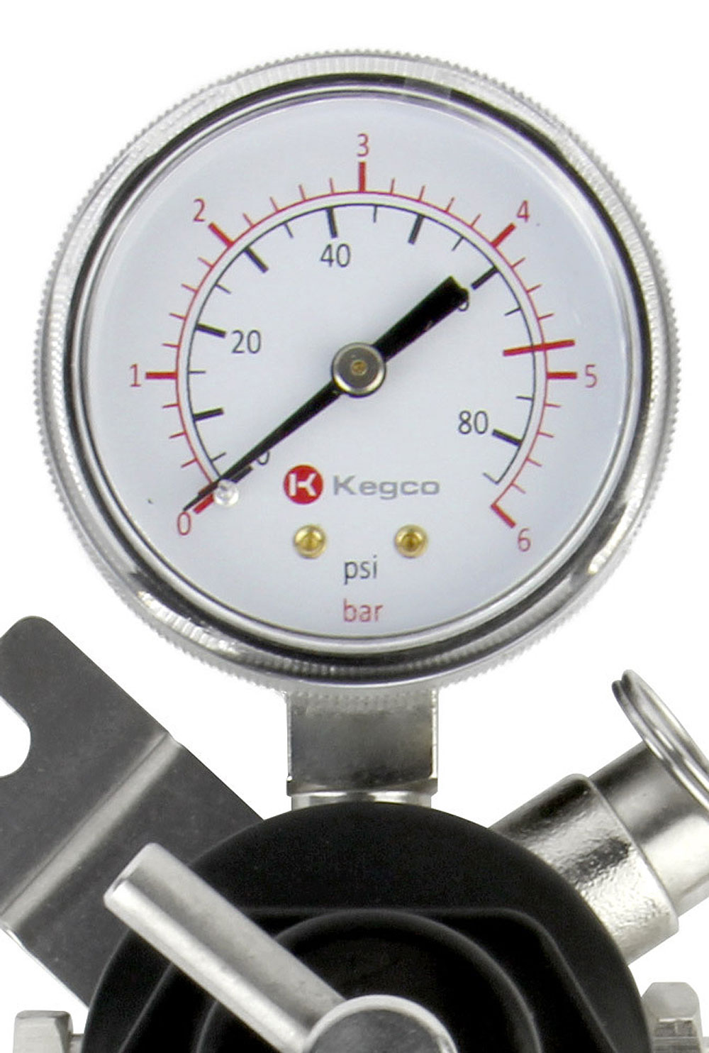 Kegco YH76S1 Commercial Grade Single Gauge Secondary Regulator