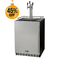 Kegco HBHK38BSU-L-3 Beer Fridge