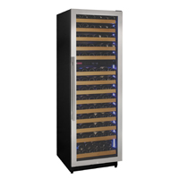 Reserva Series 154 Bottle Dual Zone Built-in Wine Refrigerator with Stainless Steel Door - Right Hinge