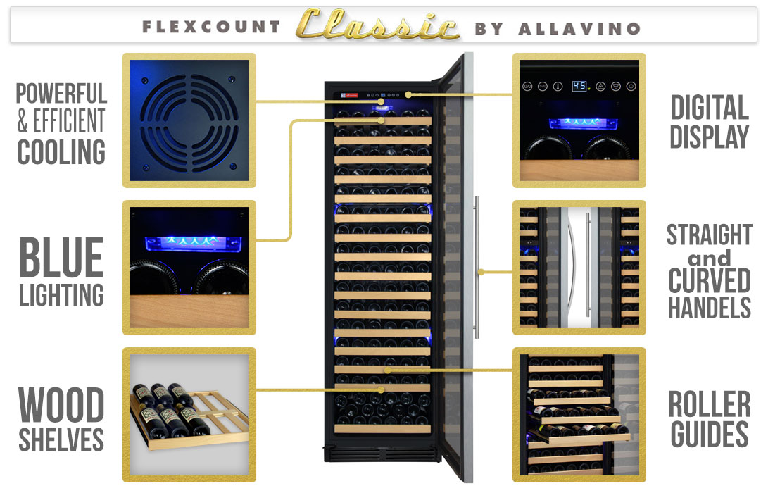 Allavino YHWR174-1SWRN Wine Refrigerator Features