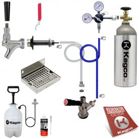 Kegco Ultimate Door Mount Keg Tap Conversion Kit w/ 5lbs Tank EBUCK-5T