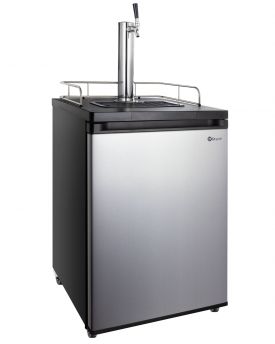 Kegerator Full Size Keg Beer Cooler Refrigerator - Single Faucet - D System